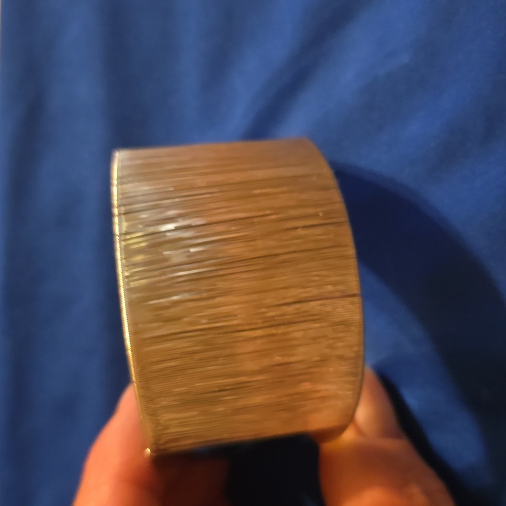 Monet Silver Tone Cuff Bracelet